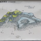 湯浅城想像俯瞰図(麓に有る)