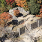 大矢倉跡石垣群俯瞰