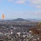 佐和山城跡から見た山崎山