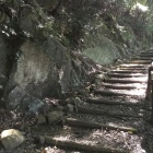 登城道途中の石垣