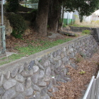 城跡は一段高く成ってる、堀跡か？