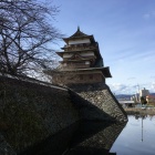 撮影スポットから撮った高島城