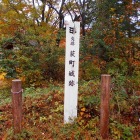 史跡 萩町城跡の木碑