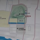 観光案内図の中の永山城部分