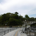 いわき駅前からの磐城城遠望