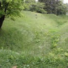 同左表側堀と土塁