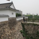 千貫櫓より大手門櫓、大手門土橋