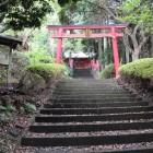 朝日稲荷神社、二の曲輪虎口鳥居