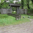 北搦手門、土橋、左右空堀