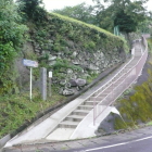 大手登城路と城塁