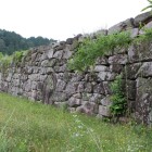 館前列の石垣