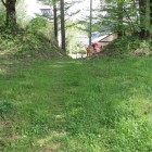 本曲輪南虎口、住宅街へ