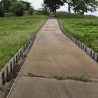 館跡、中央道搦手方向