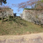 二の丸南虎口埋門外から見る