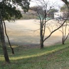 土塁上より内部グランド