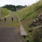 館表門前の登城路