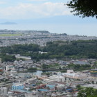 本丸跡から見た彦根城全景
