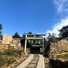 本丸の鏡岩