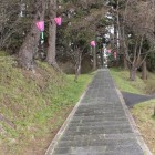 本丸虎口へ登城路