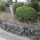 通り沿いの土塁跡？