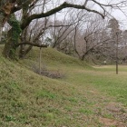 本丸の土塁