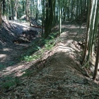 四の郭と五の郭をつなぐ土橋