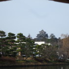 遊覧船から天守を望む