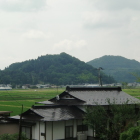 長谷堂城遠景