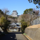 大手門跡付近から天守
