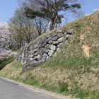 本丸南面の蒲生氏時代の石垣
