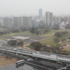 大阪歴史博物館高層階ホールより難波宮俯瞰