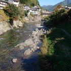市内を流れる吉田川