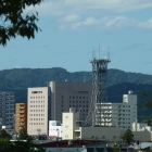 春日山が見えます