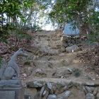 主郭への登城道（参道）