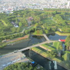 足が竦んだ五稜郭タワーからの五稜郭