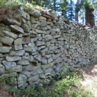 東斜面の石垣