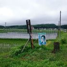 割ヶ嶽城南側案内板