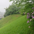 主郭南側の切岸