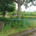 公園の虎口、じゃなく入口