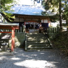 主郭部と思われる場所にある宇賀神社