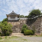 同左不明門南面を石垣城塁と供に