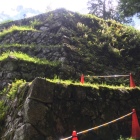 本丸北西側の石垣