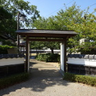 陣屋広場　裏側の門