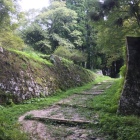 追手門東側の石垣と通路