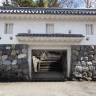 城址公園側の櫓門