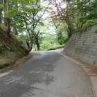 武者溜り広場と本丸間の堀切