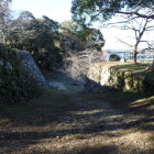 二の丸から三の丸方向を見る