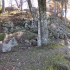 城址碑と石垣