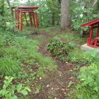 稲荷神社と虎口