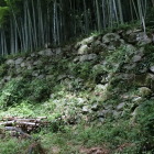 居館跡に残る石垣